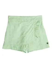 Gini and Jony Girls Eyelet Cotton Skort Skirt