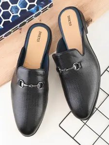 INVICTUS Men Textured Round Toe Regular Mules Casual Shoes