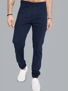 DIVISIVE Men Relaxed Straight Leg Cargos Trousers