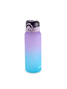 Cello Buzz Purple & Blue Motivational Gym Colourblocked BPA Free Water Bottle- 1160ml
