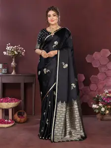 elora Floral Woven Design Banarasi Saree