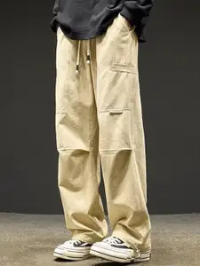 StyleCast x Revolte Men Loose Fit Easy Wash Cargos Trousers