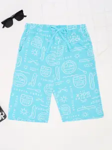 Pantaloons Junior Boys Printed Mid-Rise Cotton Regular Fit Shorts