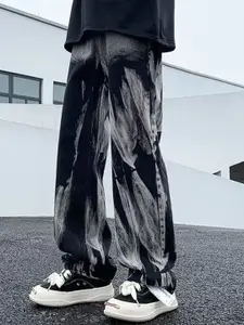 StyleCast x Revolte Men Straight Fit Mid-Rise Jeans