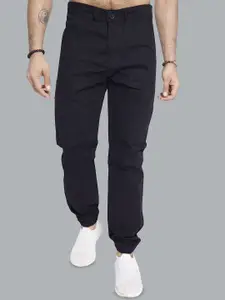 DIVISIVE Men Relaxed Straight Leg Cotton Cargos Trousers