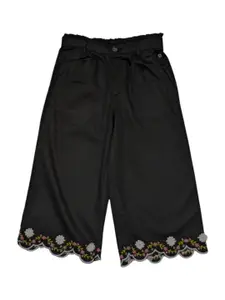 Gini and Jony Girls Floral Embroidered Comfort Flared Shorts