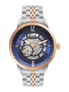 French Connection Men Dial & Stainless Steel Bracelet Style Straps Automatic Powered Watch