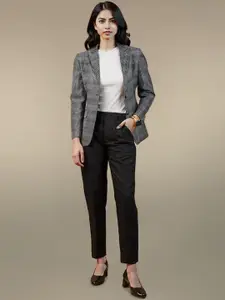 Talethread Printed Single-Breasted Casual Blazer