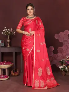 elora Floral Woven Design Banarasi Saree