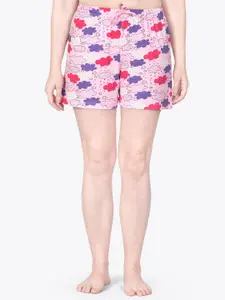 ariel Women Printed Pure Cotton Lounge Shorts