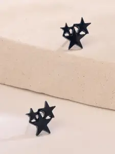Yellow Chimes Star Shaped Studs Earrings