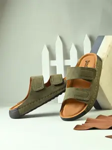 The Roadster Lifestyle Co. Men Synthetic Leather Slip-On Comfortable Sandals