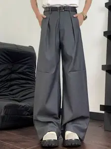 StyleCast x Revolte Men Loose Fit Mid-Rise Easy Wash Parallel Trouser