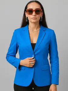 Talethread Cotton Linen Single-Breasted Casual Blazer