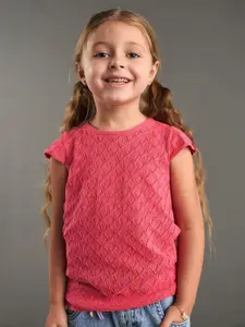 max Girls Cotton Blouson Top