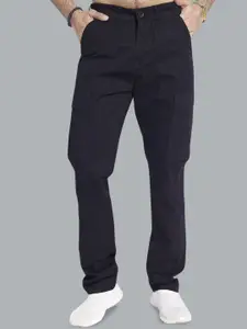 DIVISIVE Men Cotton Relaxed Straight Leg Cargos Trousers
