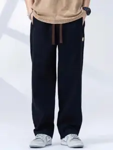 StyleCast x Revolte Men Mid Rise Easy Wash Regular Trousers