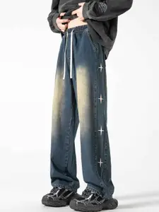 StyleCast x Revolte Men Straight Fit Mid-Rise Jeans