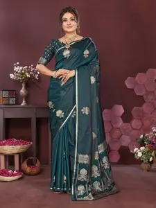 elora Woven Design Satin Saree