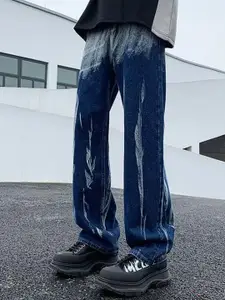 StyleCast x Revolte Men Straight Fit Mid-Rise Jeans