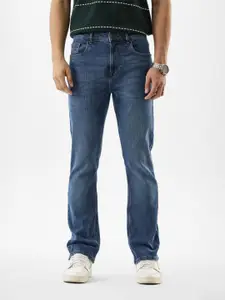 Snitch Men Blue Mid-Rise Slim Fit Jeans