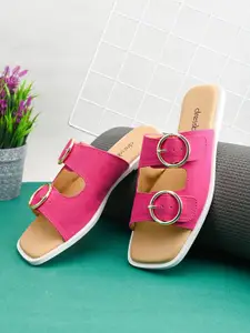DressBerry Women Open Toe Casual Flats