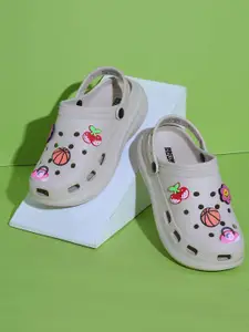 DOCTOR EXTRA SOFT Women Self Design Charms Clogs Flip Flops