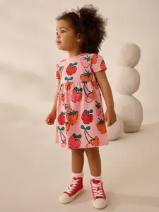 INCLUD Girls Print A-Line Dress