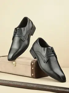 Valentino Men Genuine Leather Derby Shoes