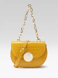 Van Heusen Croc-Textured Satchel