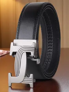 ZORO Men PU Belt With Closure Slider Buckle