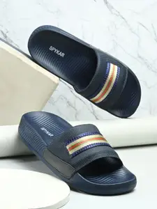 SPYKAR Men Self Design Sliders