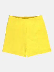 MINI KLUB Girls Regular Fit Mid-Rise Shorts