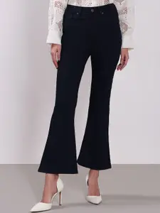 Vero Moda Women High-Rise Bootcut Stretchable Jeans