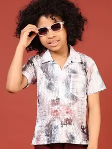 V-Mart Boys Printed Shirt with Shorts