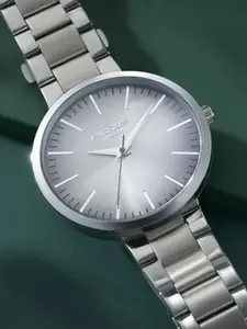 Sonata Poze Quartz Analog Dial Metal Strap Watch for Men - SP70026SM01W