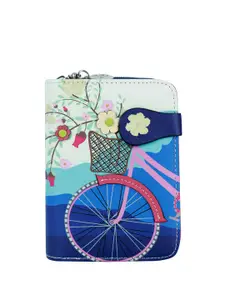 NFI Essentials Women Floral Printed PU Wallet