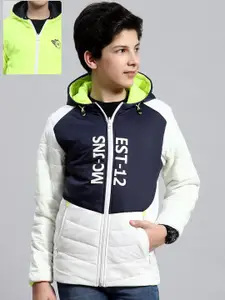 Monte Carlo Boys Puffer Jacket With Embroidered