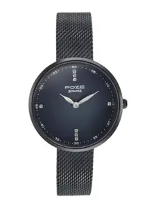 Sonata Poze Quartz Analog Dial Mesh Strap Watch for Women - SP80012NM02