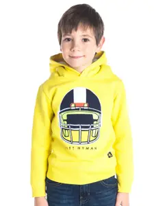 Cherry Crumble Boys Embroidered Pullover Hooded Sweatshirt