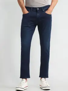 U.S. Polo Assn. Denim Co. Henry Men Slim Fit Mid-Rise Heavy Fade Jeans