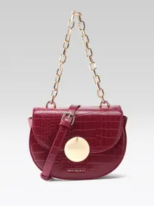 Van Heusen Croc-Textured Satchel