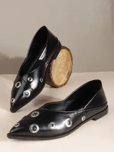 THE WHITE POLE Lightweight With Studded Detailing Bellies For Womens And Girls