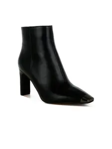 London Rag Women Casual Block-Heeled Chelsea Boots