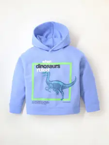 Cherry Crumble Boy Printed Hooded Pullover Sweatshirt