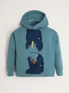 Cherry Crumble Boys Embroidered Hooded Sweatshirt
