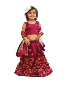 Shoryam Fashion Girls Ready to Wear Lehenga & Blouse With Dupatta