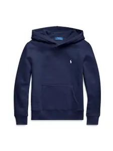Polo Ralph Lauren Boys Solid Pure Cotton Hooded Sweatshirt