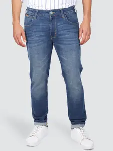 Wrangler Men Skinny Fit Mid-Rise Heavy Fade Stretchable Jeans