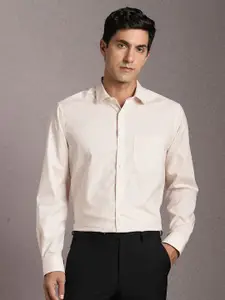 Louis Philippe Checked Pure Cotton Formal Shirt